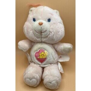 Vintage 1983 Kenner Care Bear Baby Hugs Plush 11” With Diaper
